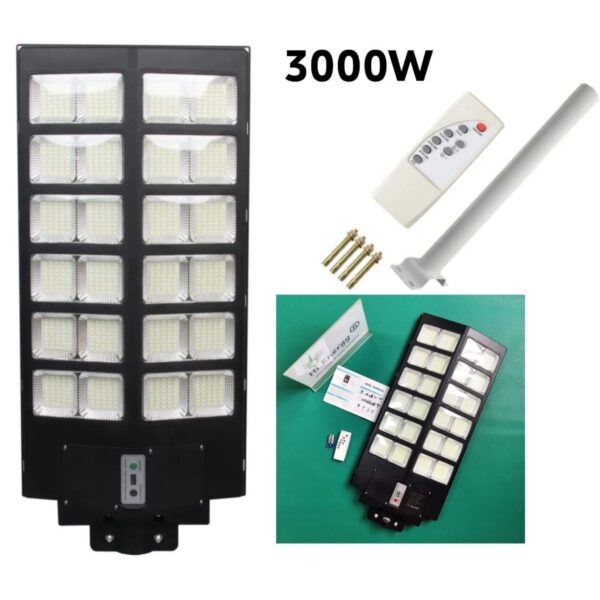 3000W lampadaire solaire